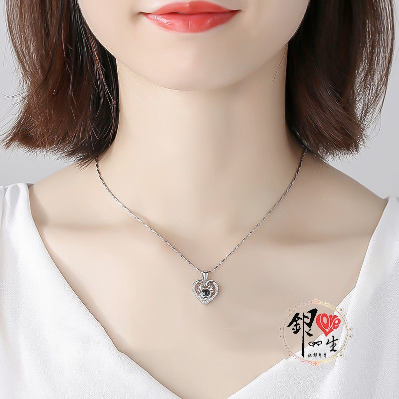 s925純銀項鍊  一鹿有你100種我愛你