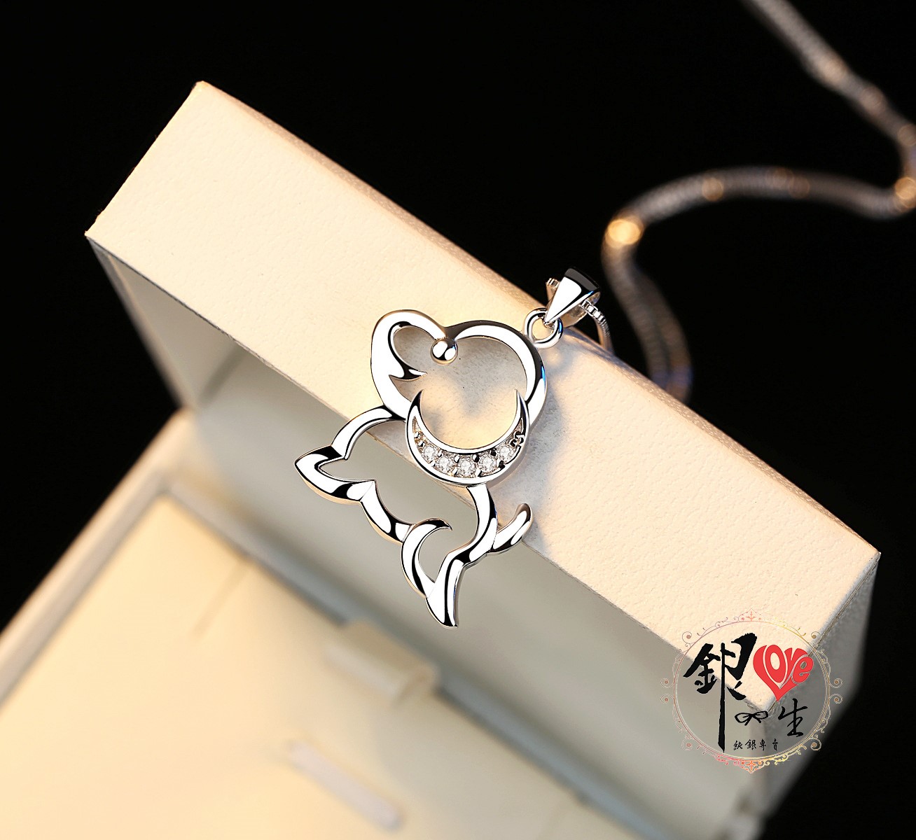 s925純銀項鍊  可愛狗狗項鍊