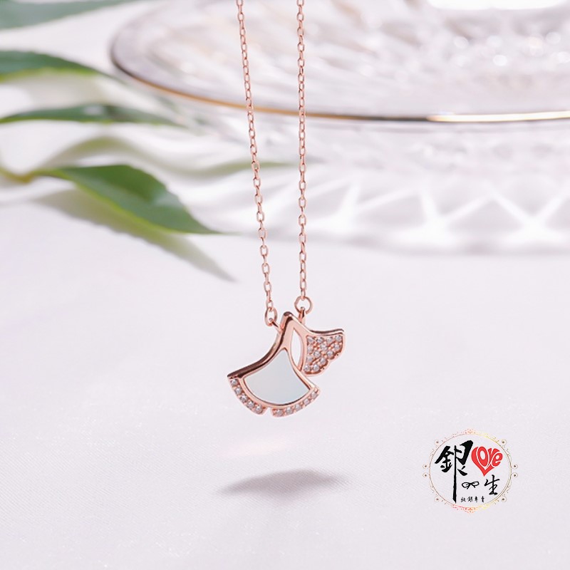 s925純銀項鍊 杏運有你項鍊