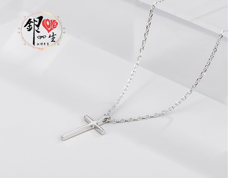  s925純銀項鍊  迷你十字架項鍊
