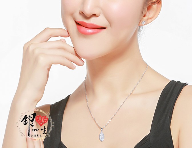 s925純銀項鍊  觀世音菩薩項鍊