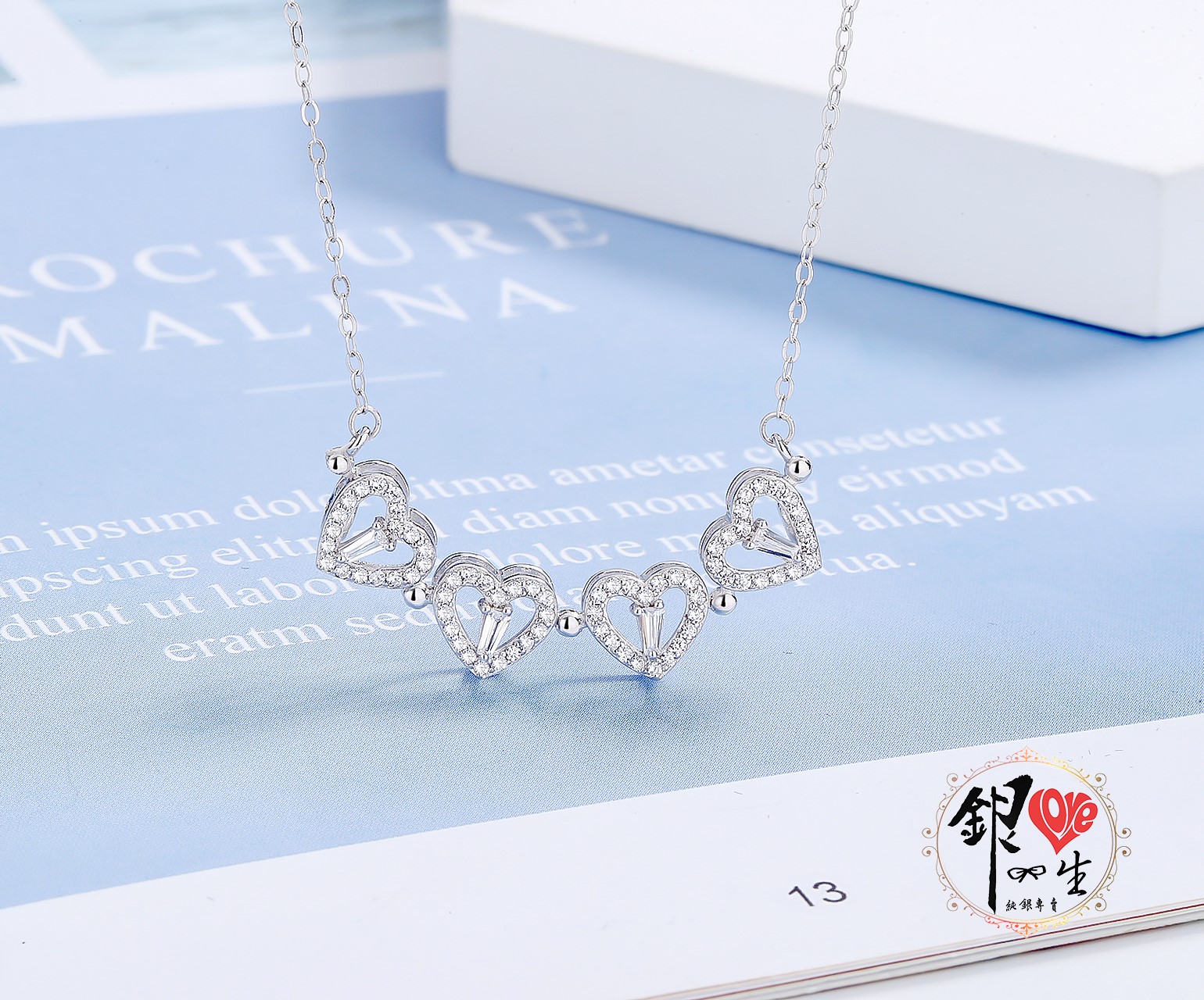 s925純銀項鍊  幸運草－兩種戴法項鍊