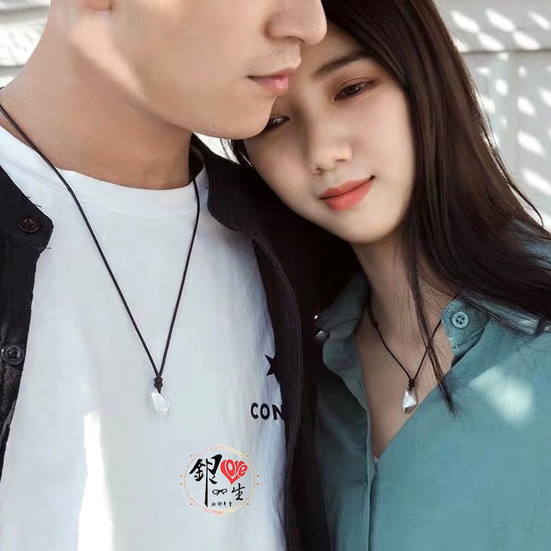 s925純銀鍊墜  許願石 情侶對鍊