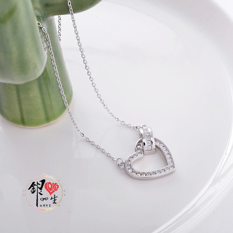 s925純銀項鍊  時尚緊緊相依 項鍊