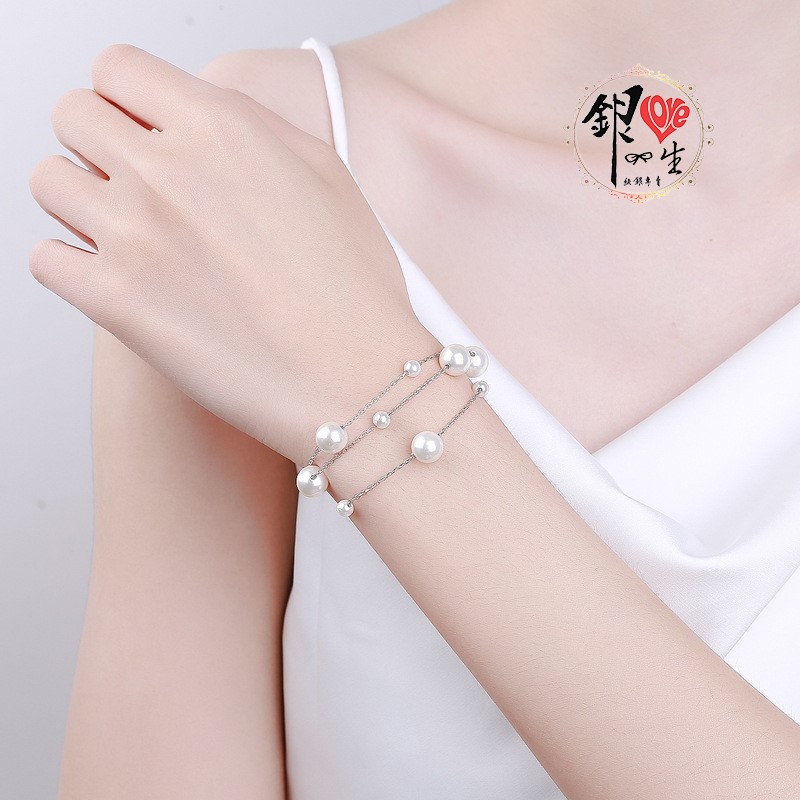  s925純銀 貝珠百變 長鍊