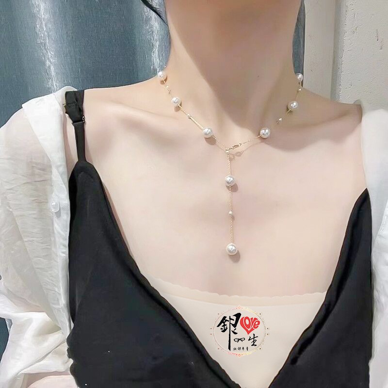  s925純銀 貝珠百變 長鍊