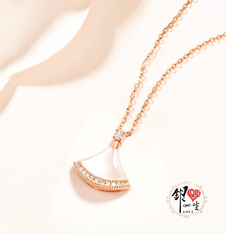 s925純銀項鍊  華麗裙擺 奢華項鍊