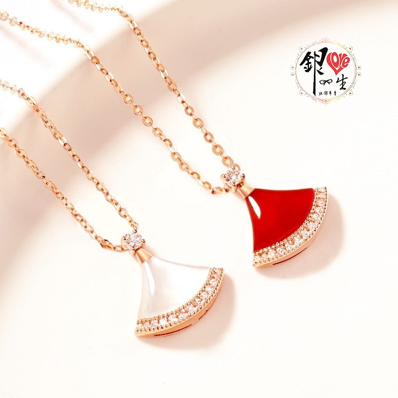 s925純銀項鍊  華麗裙擺 奢華項鍊