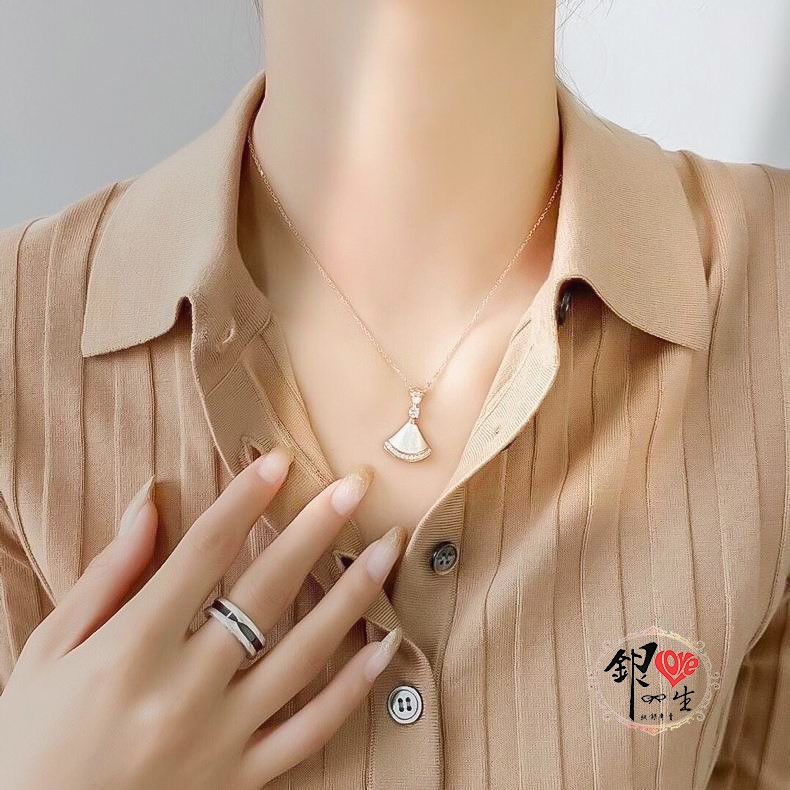 s925純銀項鍊  華麗裙擺 奢華項鍊