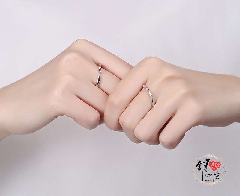 s925純銀戒指 ♾️愛無限 紐紋  對戒