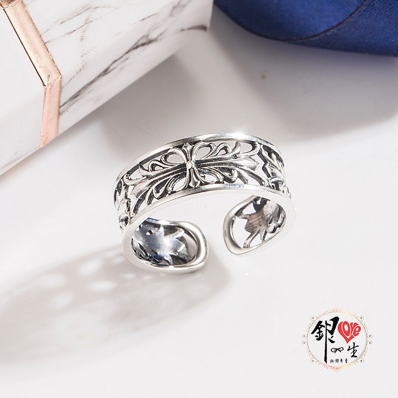  s925純銀戒指 復古十字 戒指