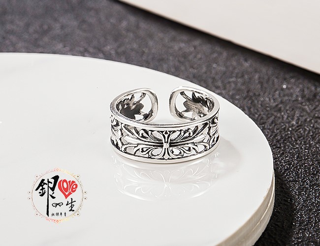  s925純銀戒指 復古十字 戒指