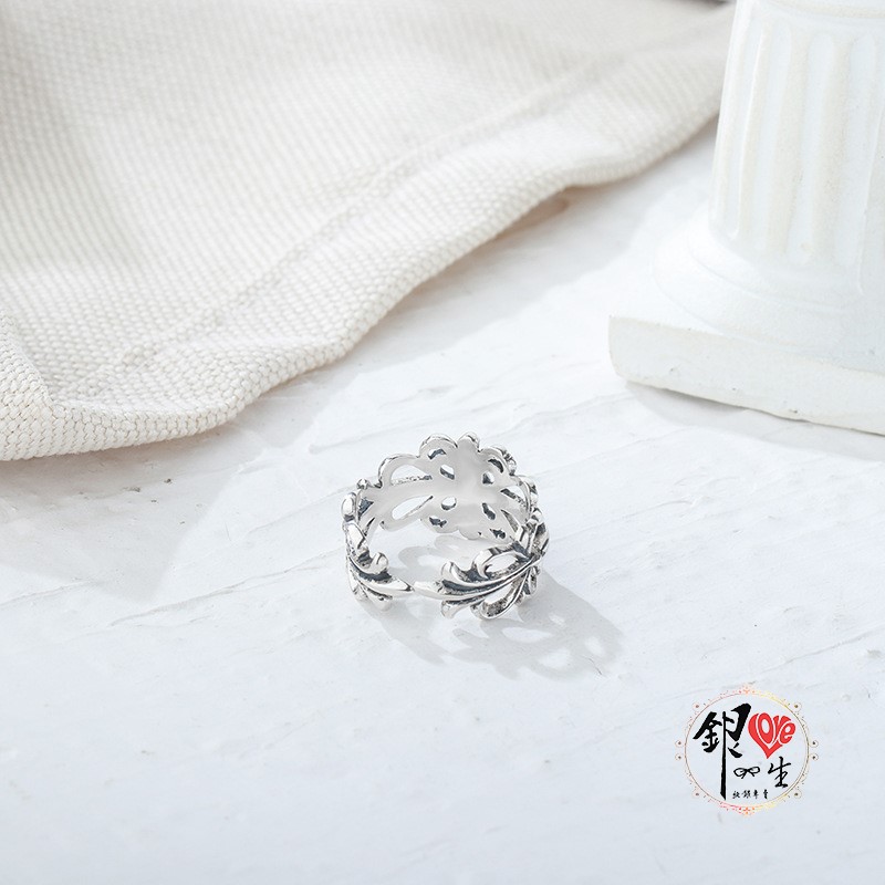 s925純銀十字 克羅心款 個性 戒