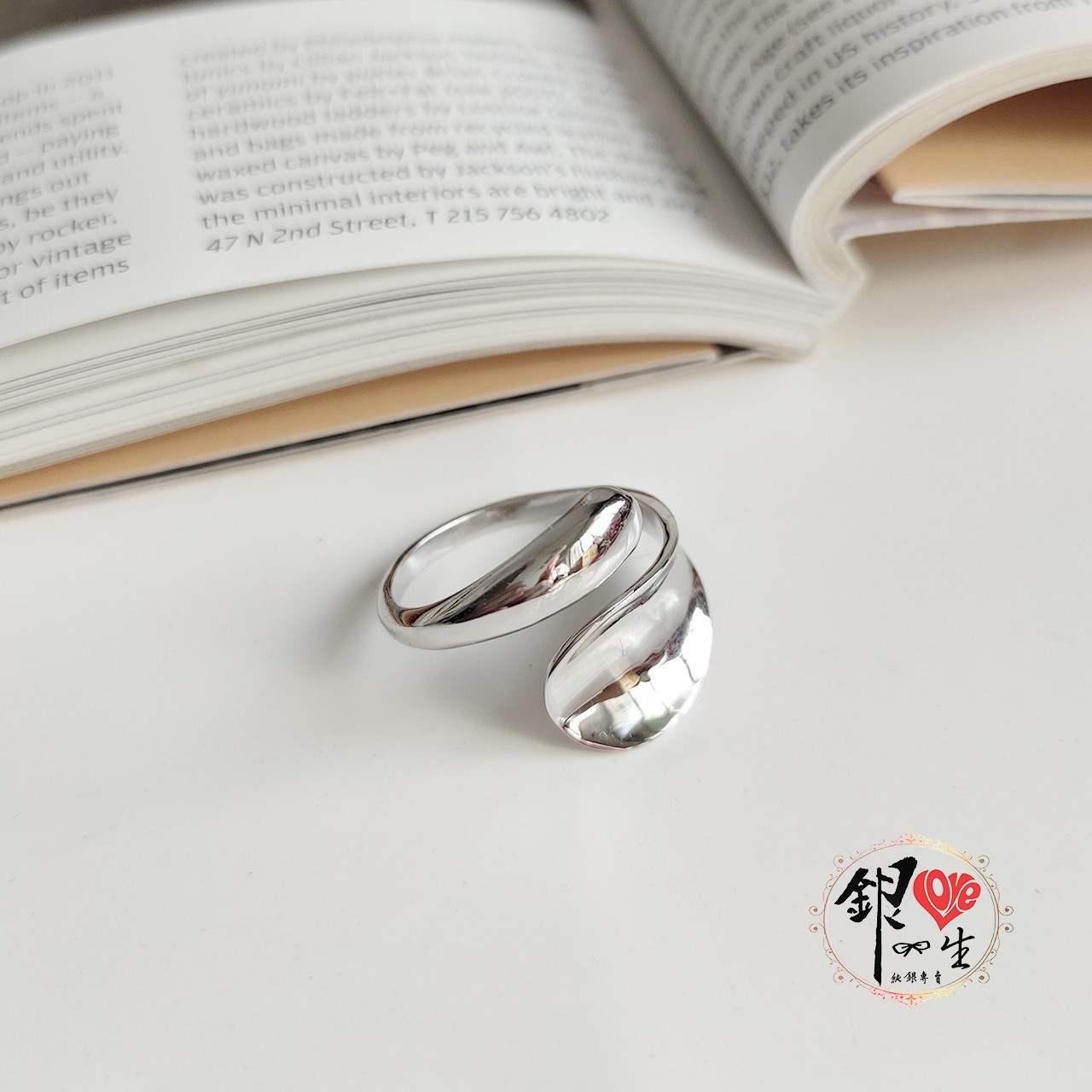  s925純銀 歐美 簡約 重工 不規則 造型 戒