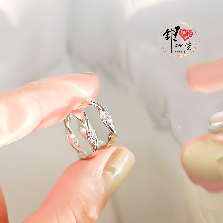  s925純銀  璀璨扭結 耳扣式 耳環 