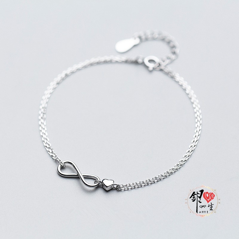 s925純銀♾️無限的愛 簡約 手鍊