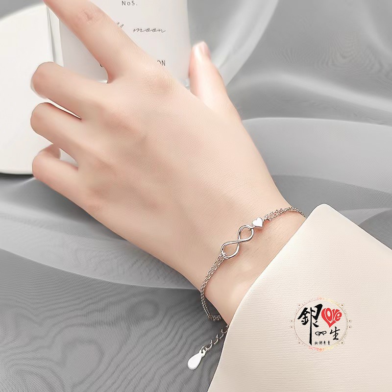 s925純銀♾️無限的愛 簡約 手鍊