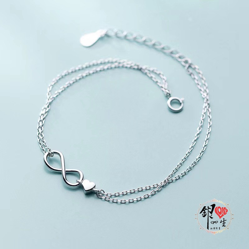 s925純銀♾️無限的愛 簡約 手鍊