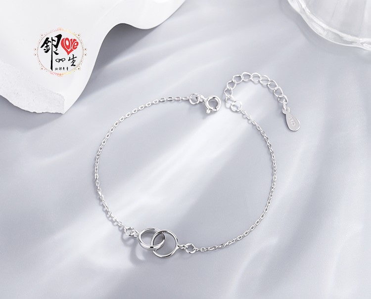  s925純銀  簡約  ♾️無限 手鍊