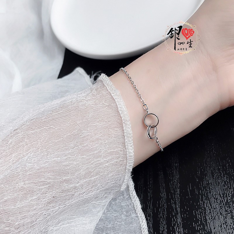  s925純銀  簡約  ♾️無限 手鍊