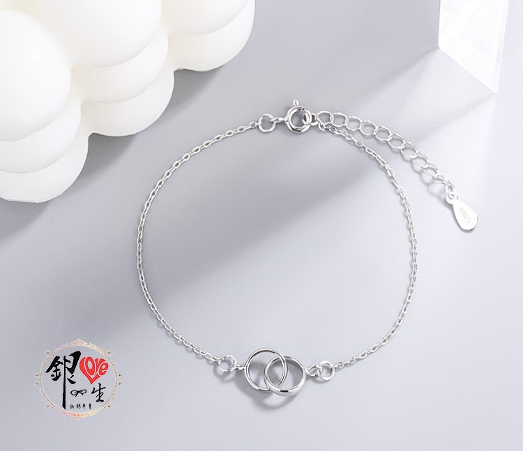  s925純銀  簡約  ♾️無限 手鍊