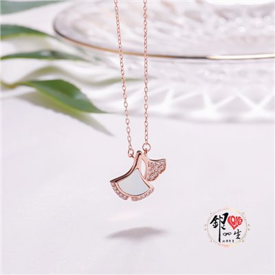 s925純銀項鍊 杏運有你項鍊