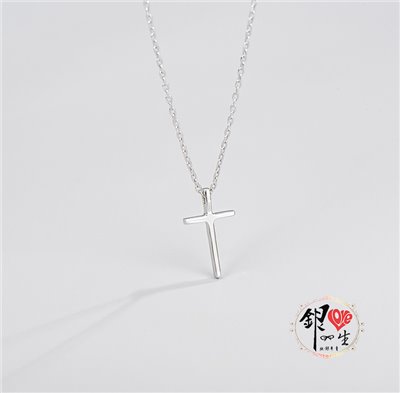  s925純銀項鍊  迷你十字架項鍊