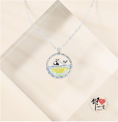 s925純銀項鍊 鯨生有你 項鍊