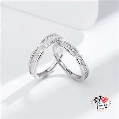 s925純銀 蒹葭與白露 對戒 