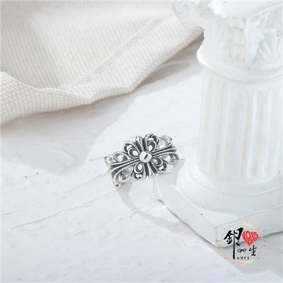 s925純銀十字 克羅心款 個性 戒