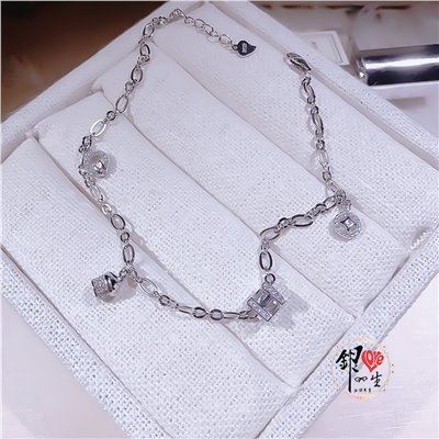 s925純銀 H 時尚 好運連連 招財 手鍊