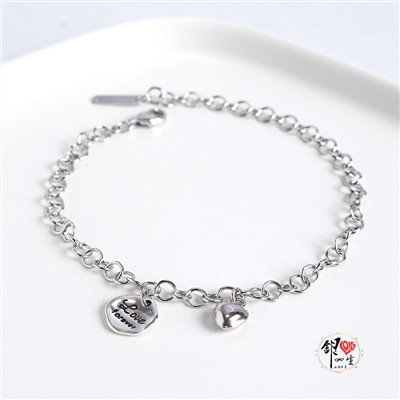 s925純銀ＬＯＶＥ 復古 個性 手鍊